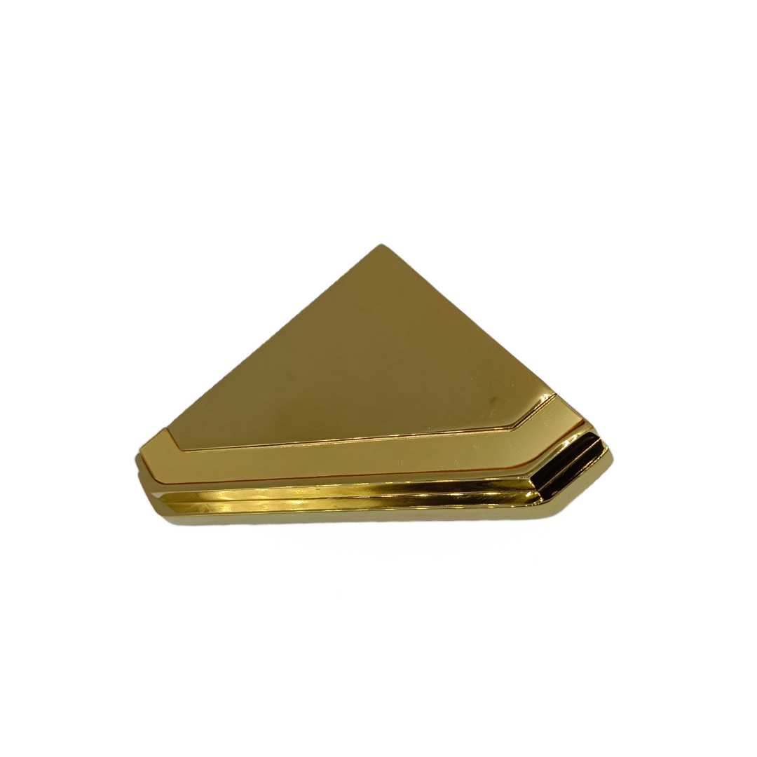 Drawer wardrobe handle and knob pvd gold 100mm,150mm trio plum (2097)