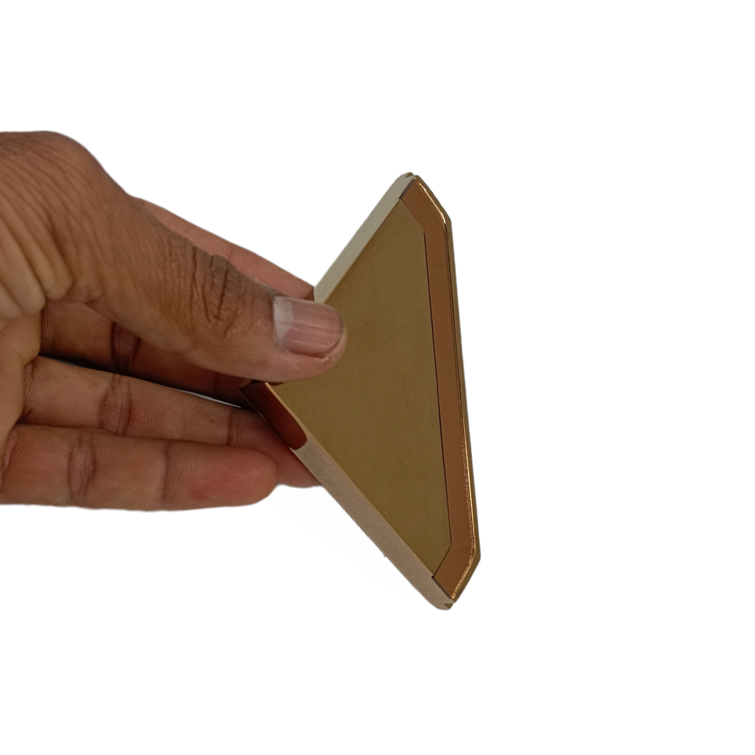 Drawer wardrobe handle and knob pvd Rosegold 100mm,150mm trio plum (2098)