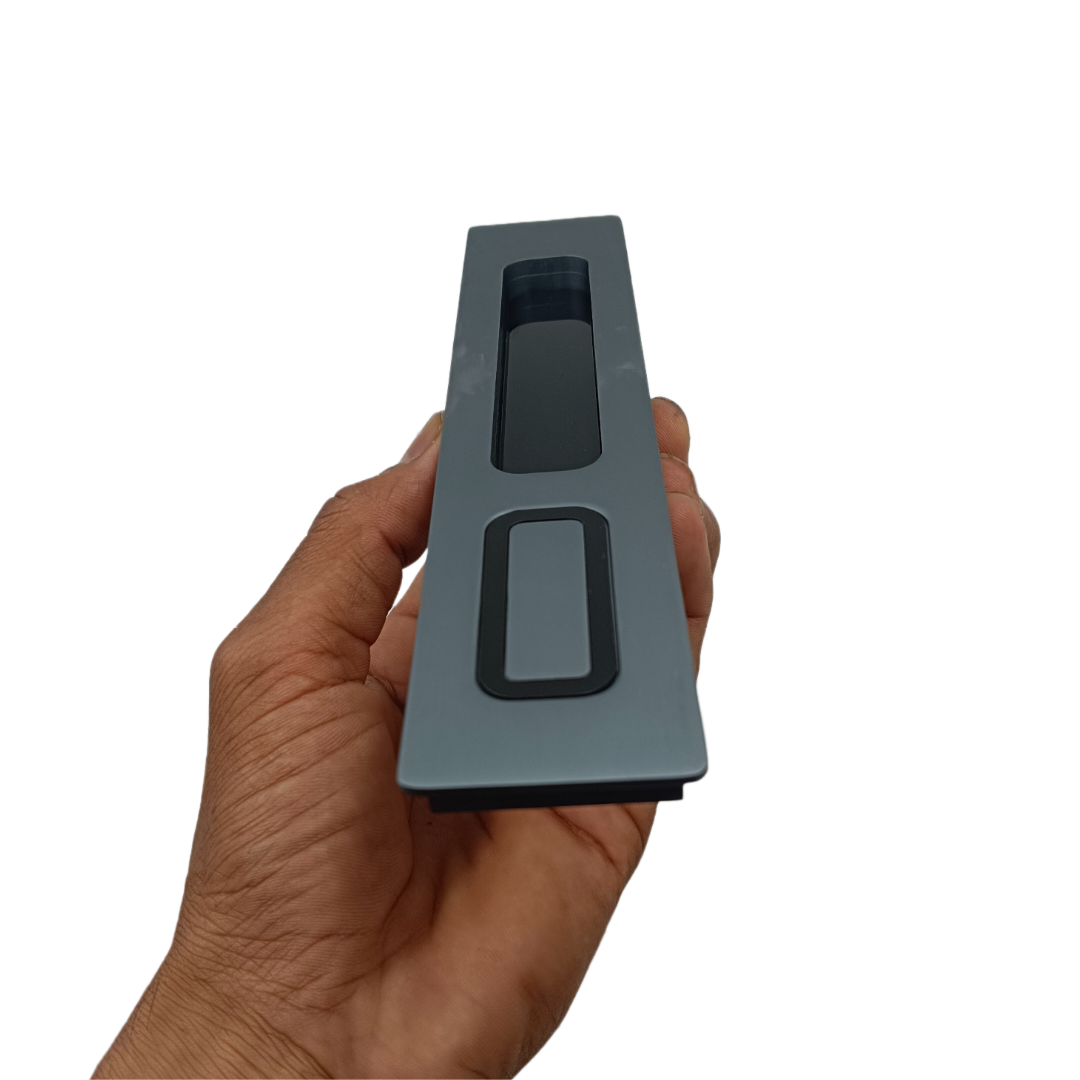 Concealed handle Grey sliding wardrobe door handle coral plum 8",12" (2289)