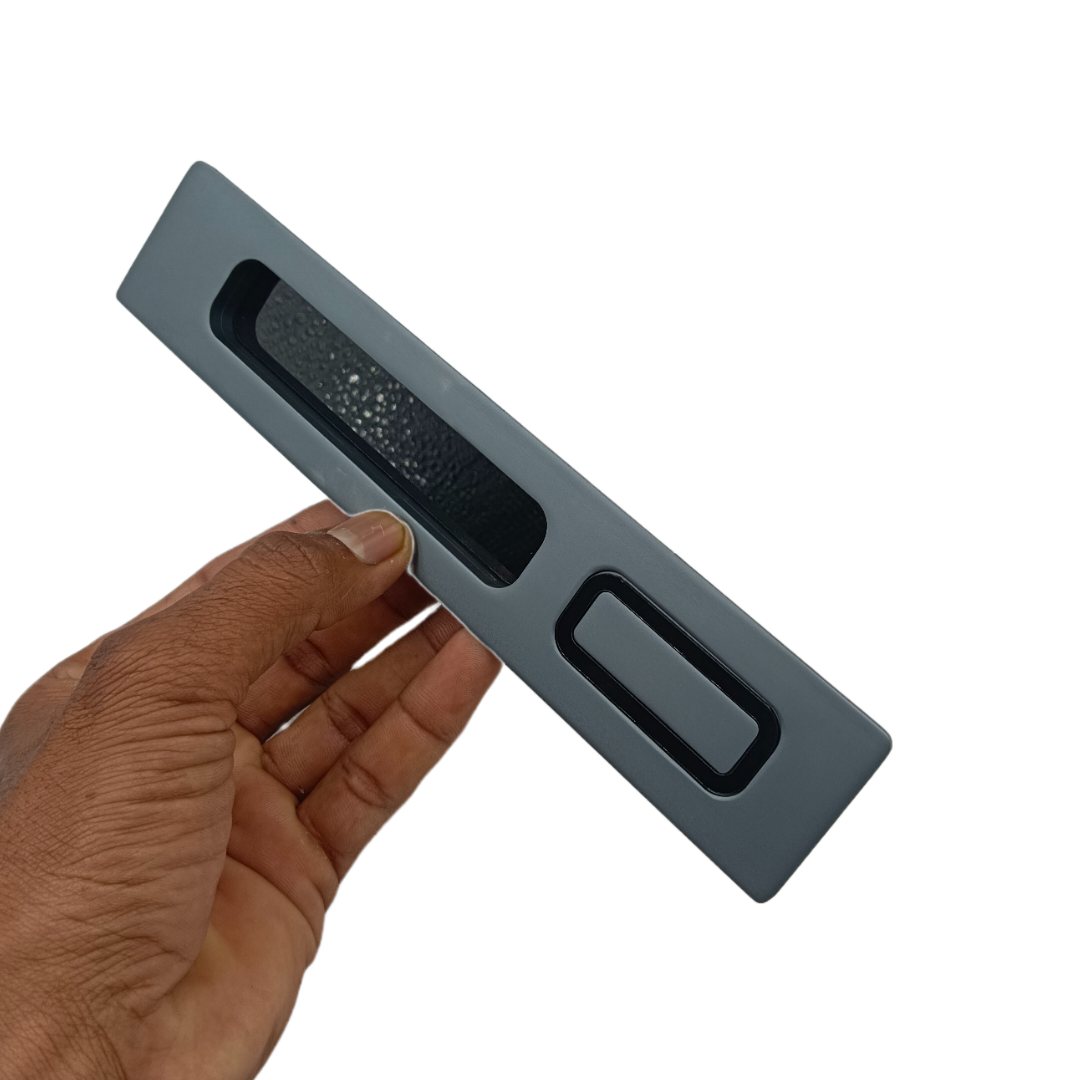 Concealed handle Grey sliding wardrobe door handle coral plum 8",12" (2289)