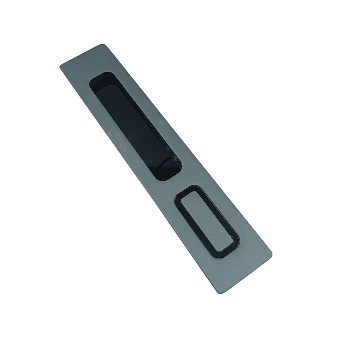 Concealed handle Grey sliding wardrobe door handle coral plum 8",12" (2289)