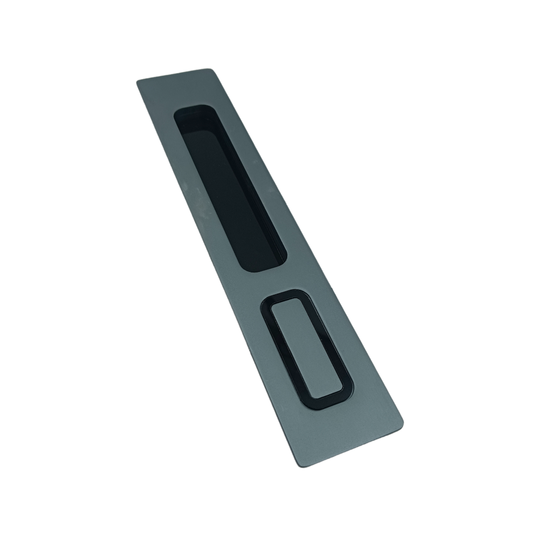 Concealed handle Grey sliding wardrobe door handle coral plum 8",12" (2289)