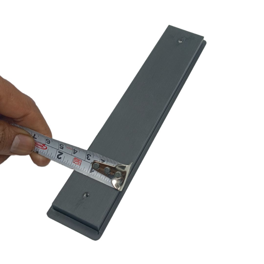 Concealed handle black with pvd rosegold sliding wardrobe door handle iris plum 8",12" (2298)