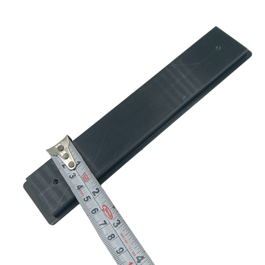 Concealed handle Black sliding wardrobe door handle coral plum 8",12" (2288)