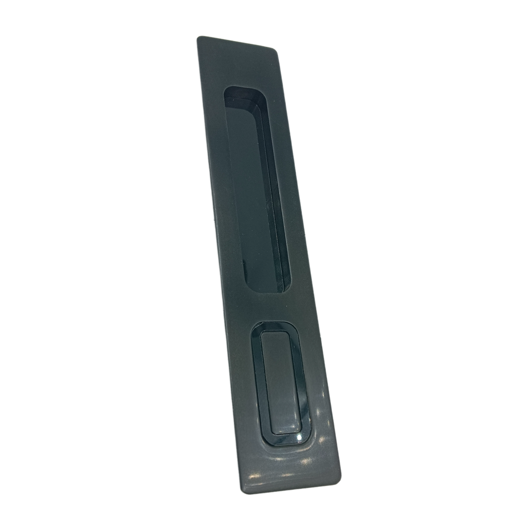 Concealed handle Black sliding wardrobe door handle coral plum 8",12" (2288)