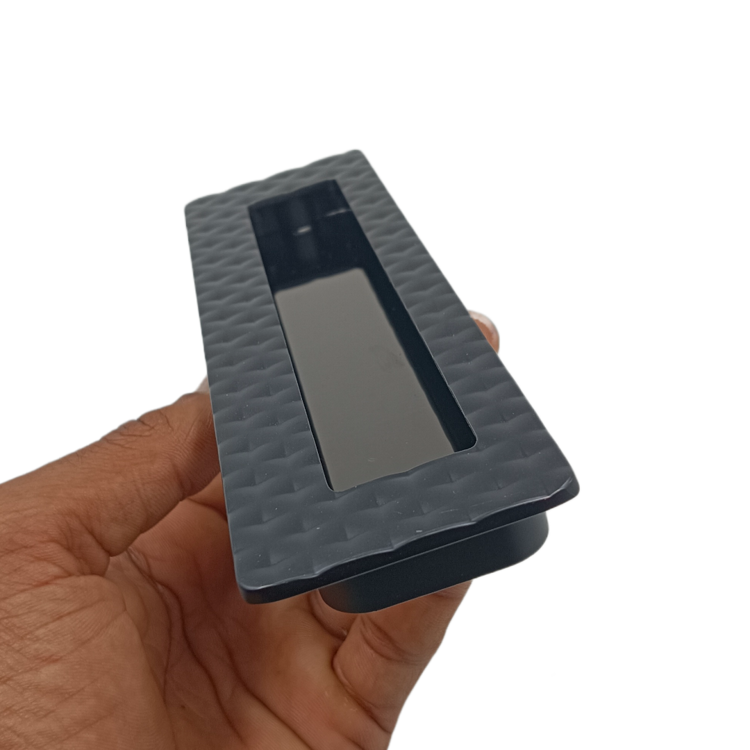 Concealed handle pvd black sliding wardrobe door handle spain plum 8",10",12" (2282)