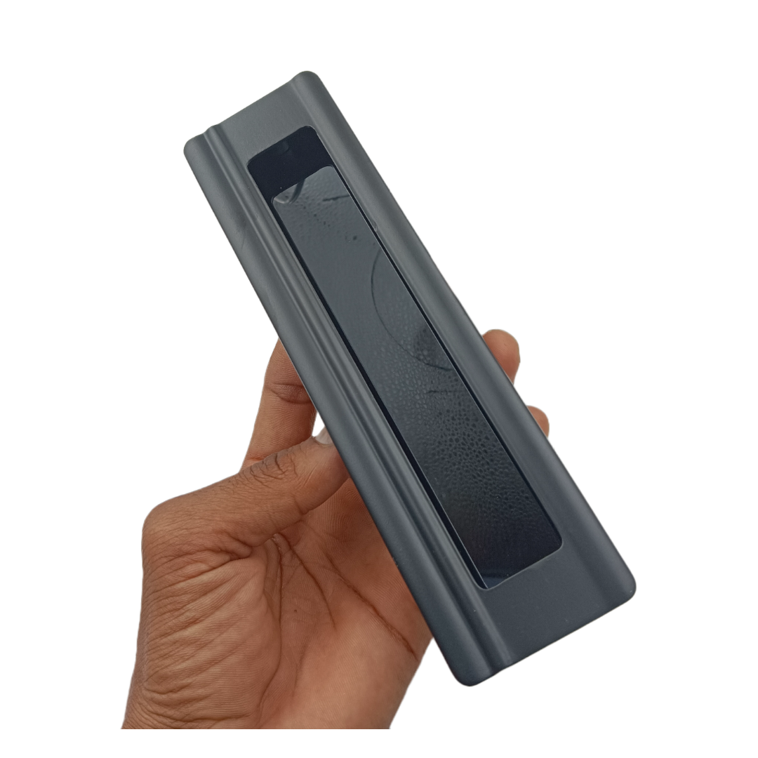 Concealed handle black sliding wardrobe door handle arist plum 8",10",12" (2224)