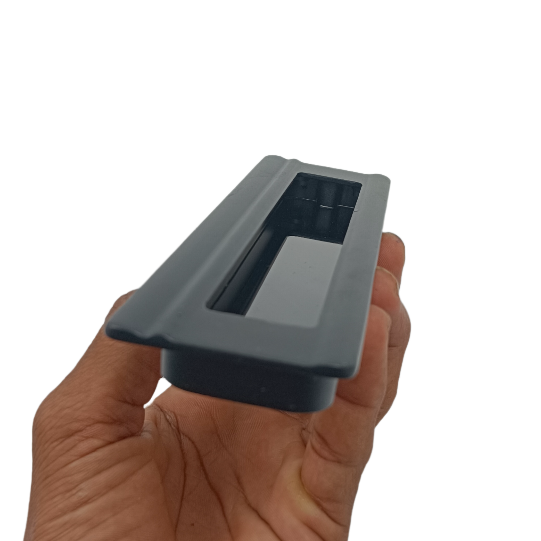 Concealed handle black sliding wardrobe door handle arist plum 8",10",12" (2224)