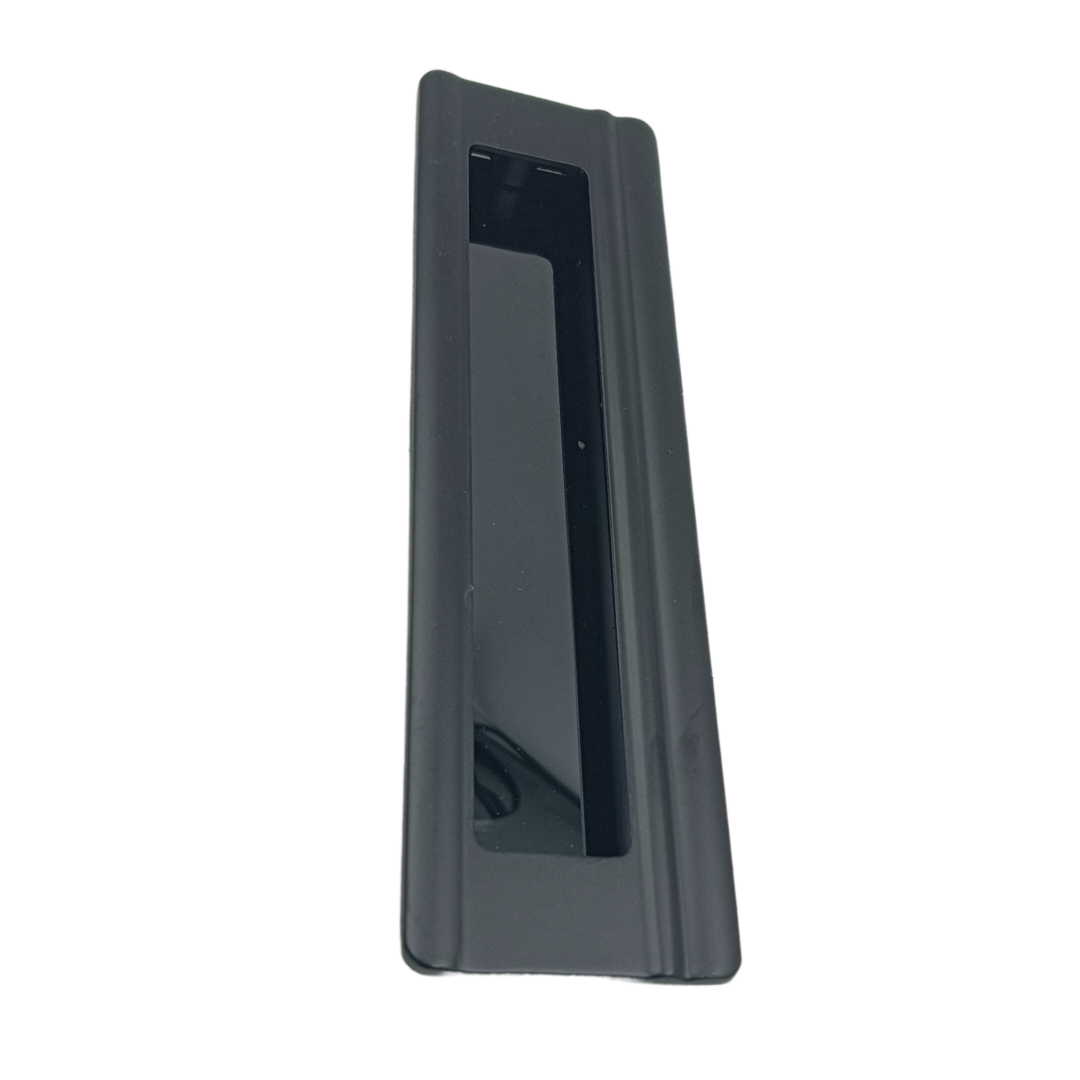 Concealed handle black sliding wardrobe door handle arist plum 8",10",12" (2224)