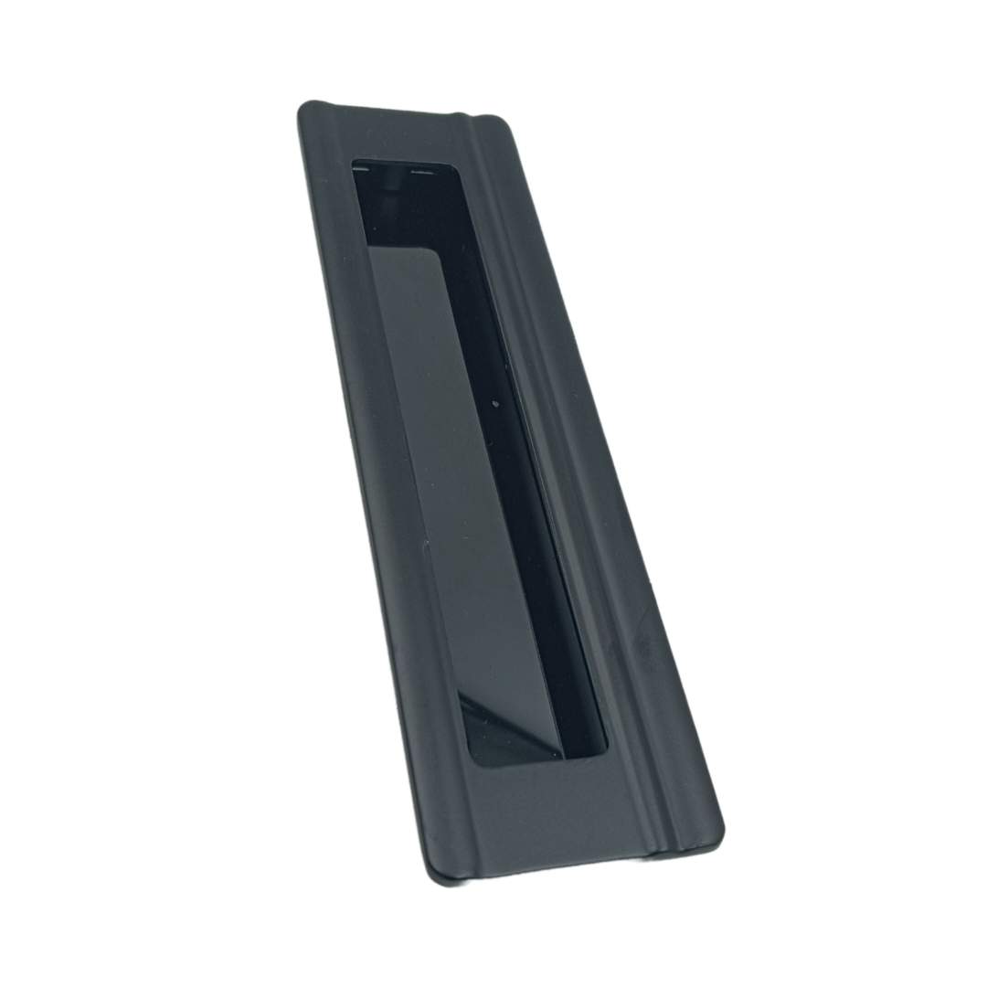 Concealed handle black sliding wardrobe door handle arist plum 8",10",12" (2224)