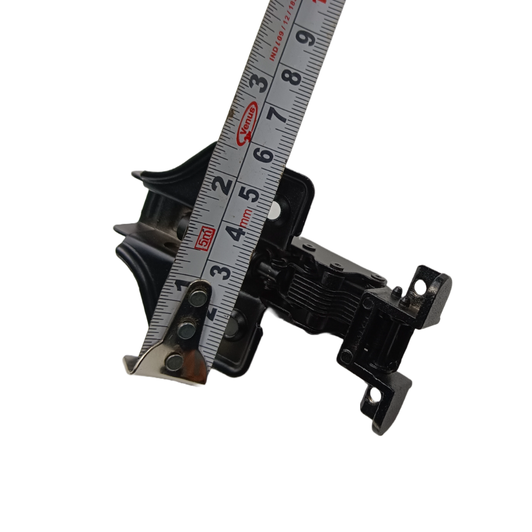 Aluminium profile Auto hinges m.s soft close black 4hole 0,8,16 crank (1424)