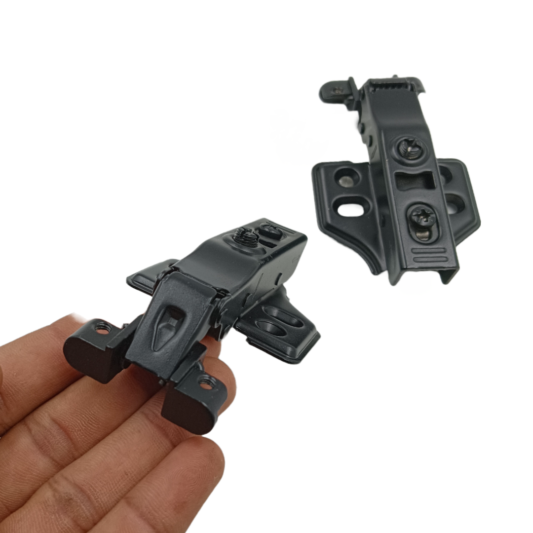 Aluminium profile Auto hinges m.s soft close black 4hole 0,8,16 crank (1424)