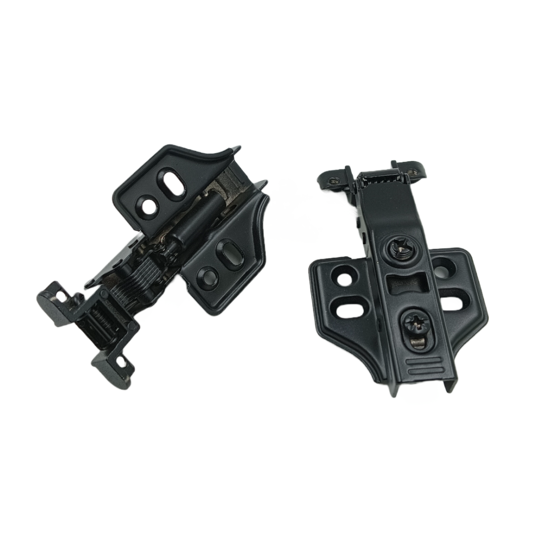 Aluminium profile Auto hinges m.s soft close black 4hole 0,8,16 crank (1424)