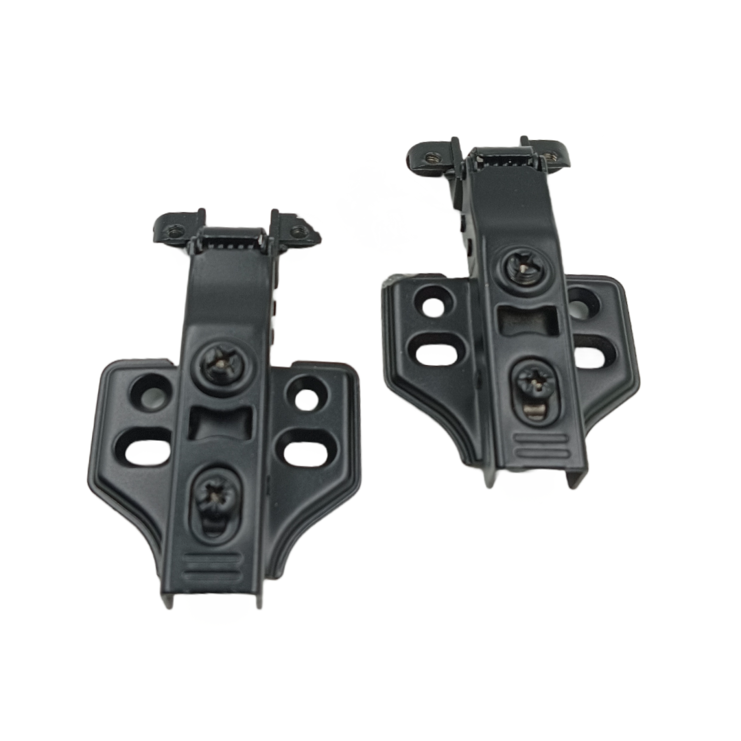 Aluminium profile Auto hinges m.s soft close black 4hole 0,8,16 crank (1424)