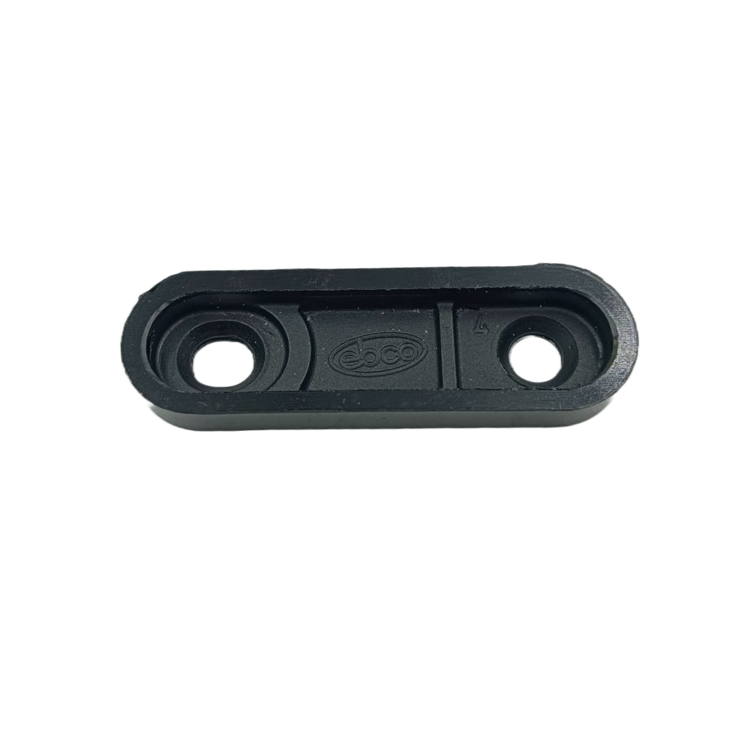 Ebco Bottom bush for furniture black pvc BP616 base plinth 53mm*16mm*6mm (2248)