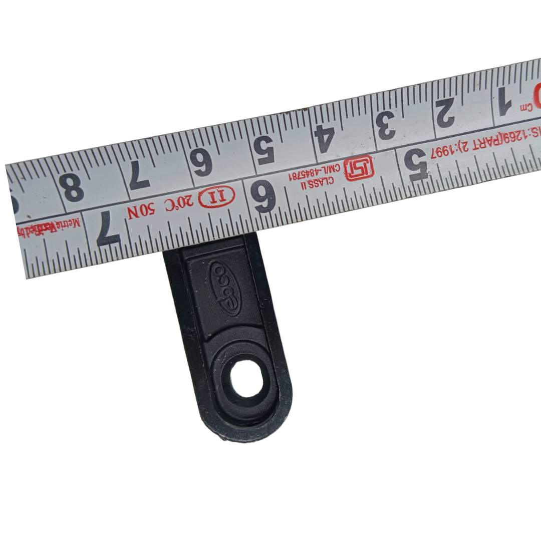 Ebco Bottom bush for furniture black pvc BP616 base plinth 53mm*16mm*6mm (2248)