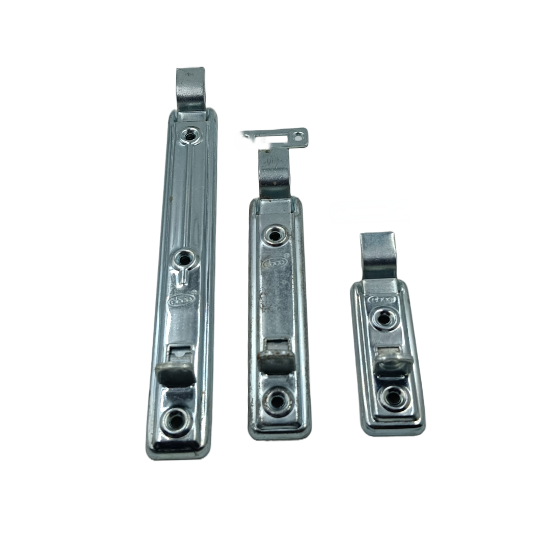 Ebco L tower bolt metal zinc coated for wardrobe door 2.5",4",6" L cranked LC-56,LC-96,LC-150 (2261)