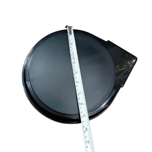 Auto Lid Dustbin 8 Ltr Stainless Steel Silver and Black Garbage Bin for Modular Kitchen Cabinets (2885)