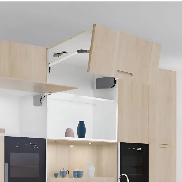 Bi-fold liftup system soft close double door lift up for kitchen cabinet doors 5 years warrenty  (1181)