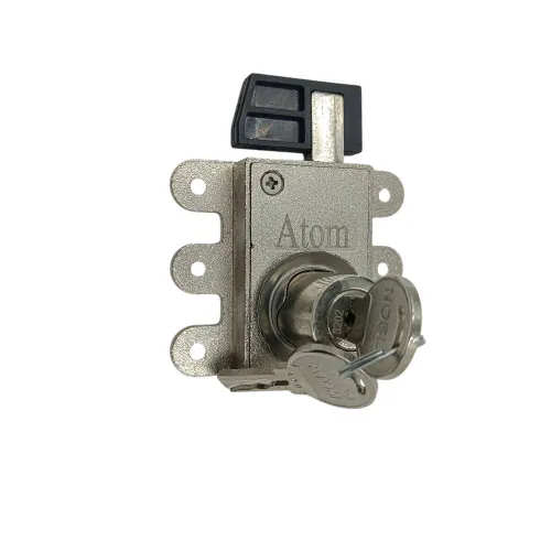 Sliding door center lock flap lock single lock for overlapped doors 25mm with ultra key atom 1 years warrenty (2431)