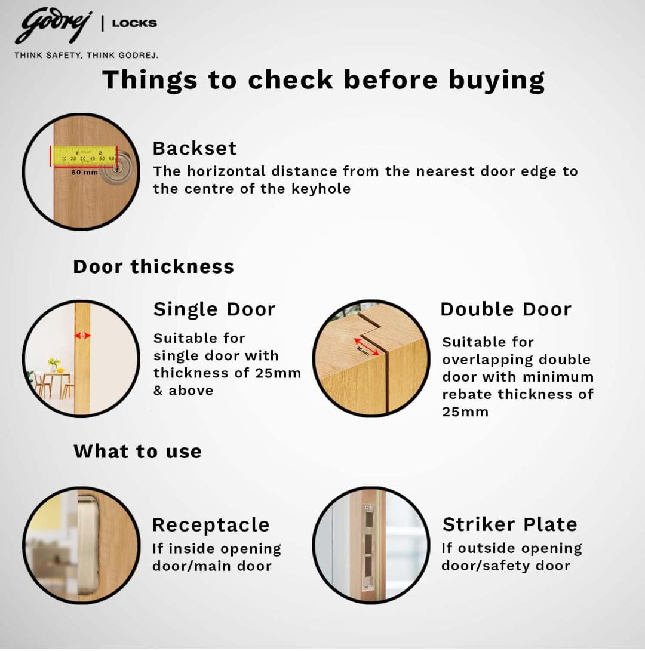 Godrej maindoor lock 4454 centaur ultra XL+1ck AB for double doors 15 years warranty antique finish free installation (1348)