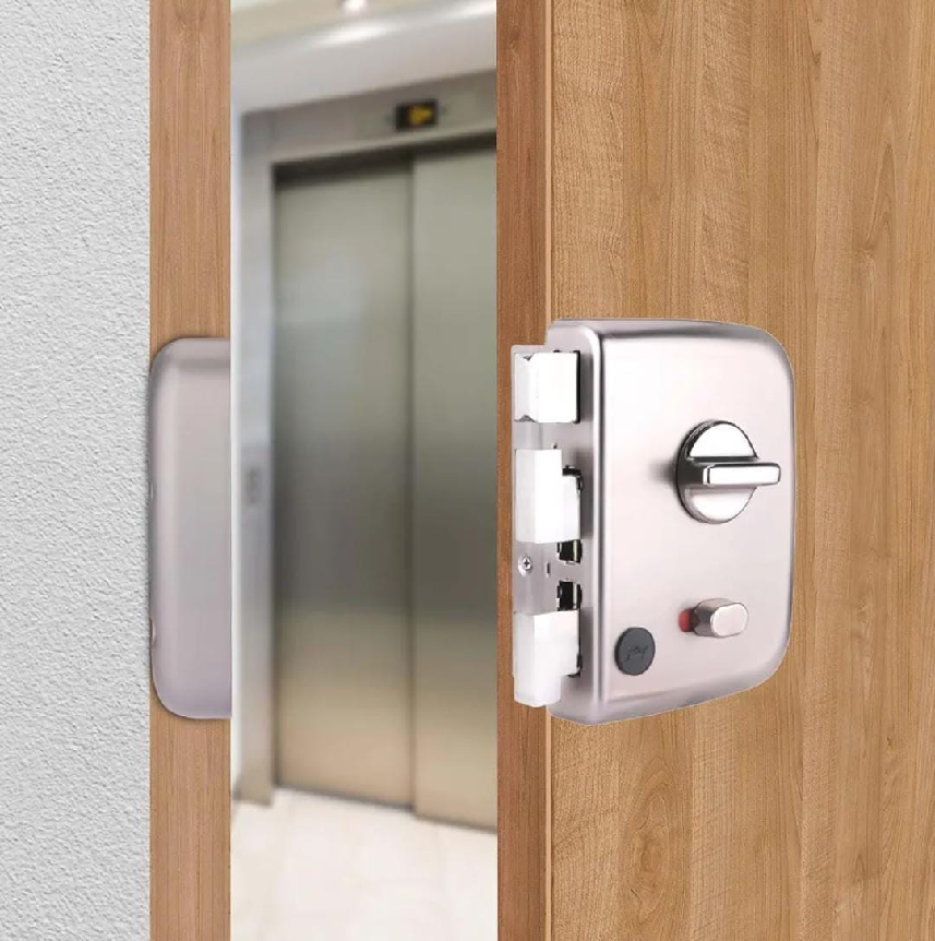 Godrej maindoor lock 4451 centaur for double doors 5 years warranty satin finish free installation (1542)