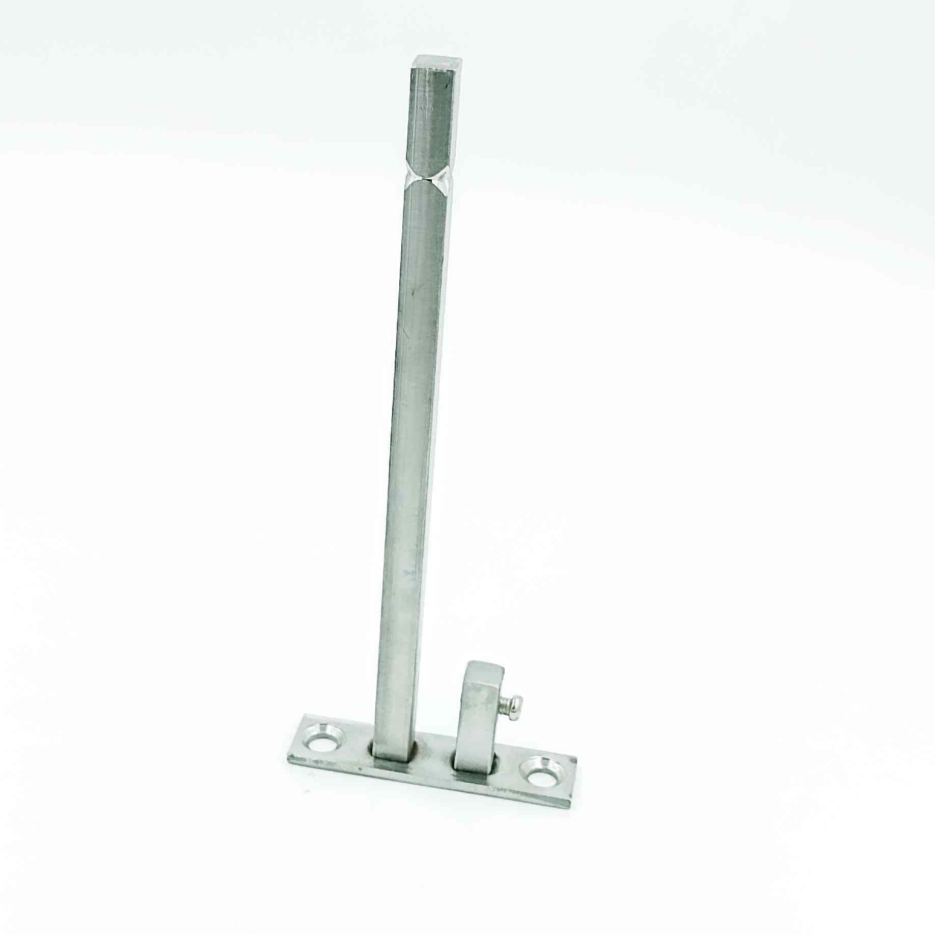 F bracket with 8mm rod thickness for 6mm glass thickness 4",6",8"(1137)