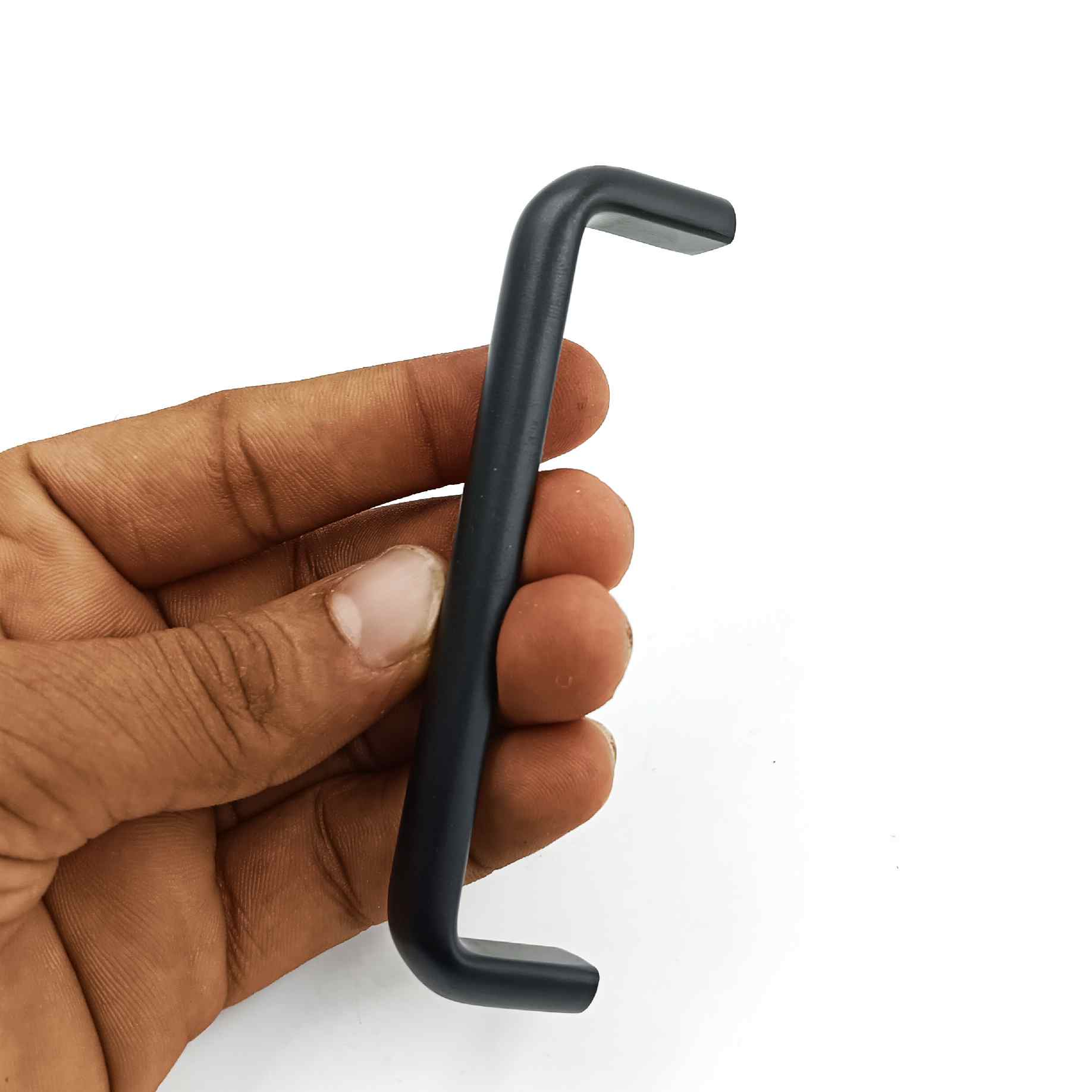 Drawer wardrobe handle 531 Black matt finish 4",6",8",10" (stainless steel) (1235)