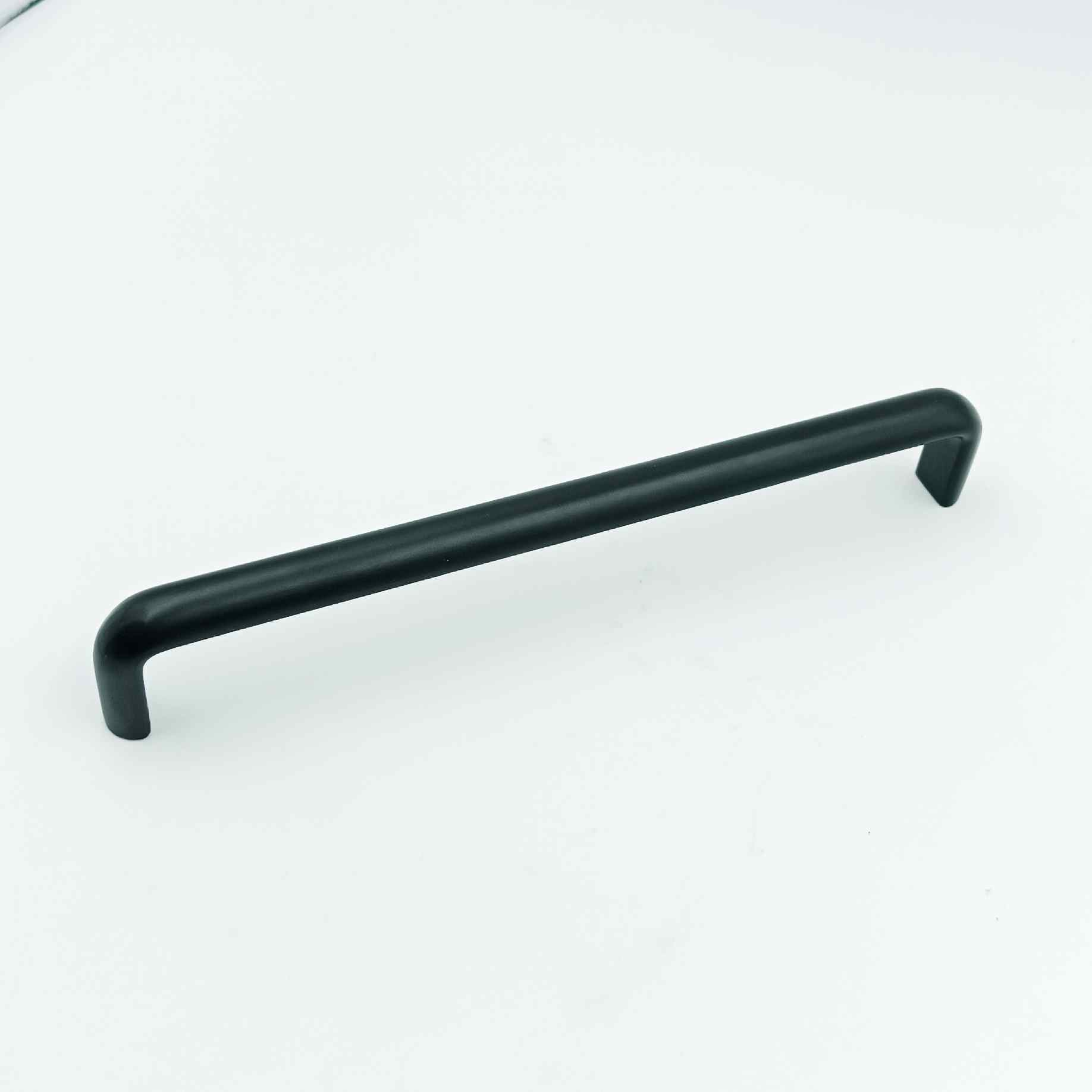Drawer wardrobe handle 531 Black matt finish 4",6",8",10" (stainless steel) (1235)