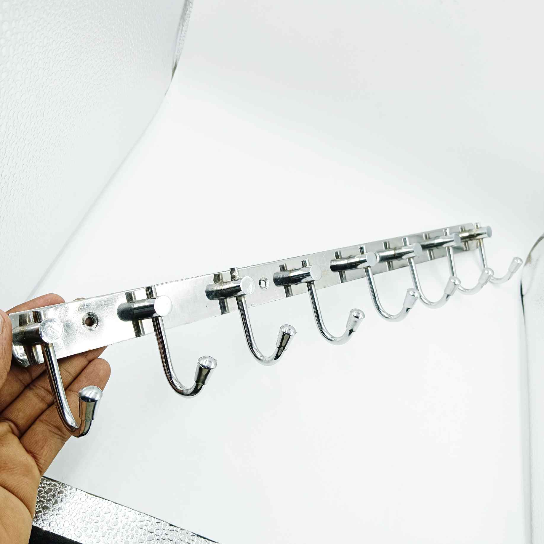 Stainless Steel cloth hanger 4hook,6hook,8hook fancy J type (1260)