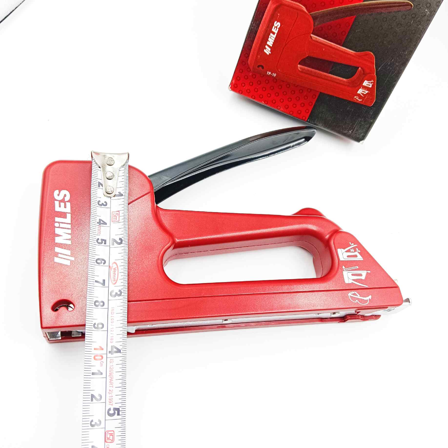 Sofa stapler gun Miles TP-10 Kangaro plastic body with metal handle (1252)