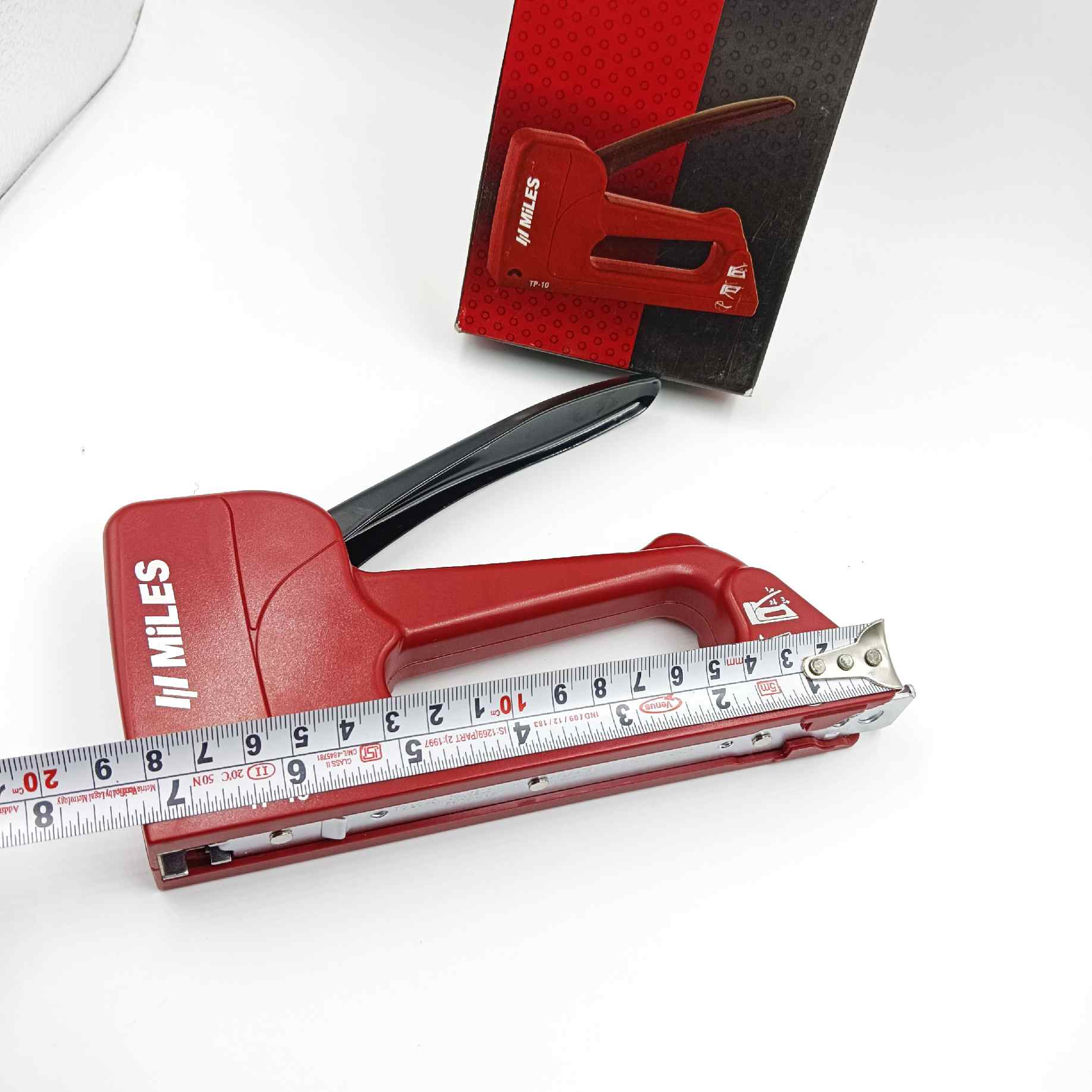 Sofa stapler gun Miles TP-10 Kangaro plastic body with metal handle (1252)