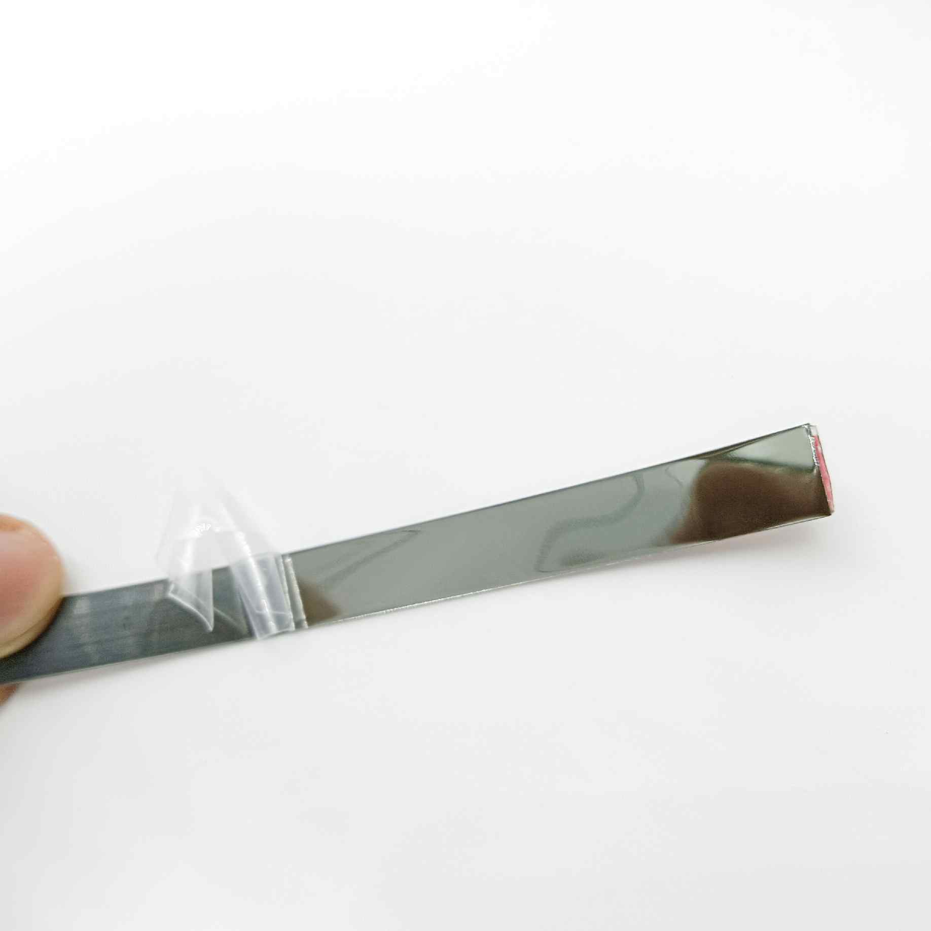 Self adhevise PVD black glossy flat strips 8mm,12mm,20mm,25mm,30mm,40mm,50mm width (8feet length) flat patti for decoration furniture highlighters (1278)