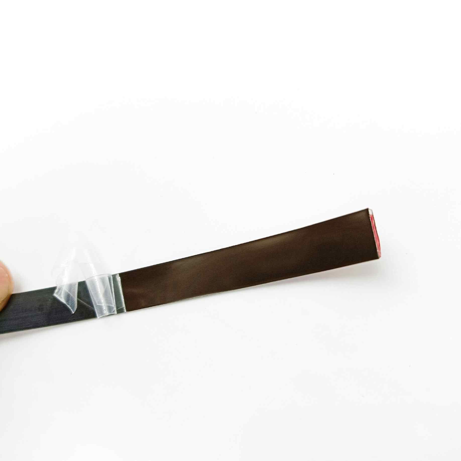 Self adhevise PVD black glossy flat strips 8mm,12mm,20mm,25mm,30mm,40mm,50mm width (8feet length) flat patti for decoration furniture highlighters (1278)