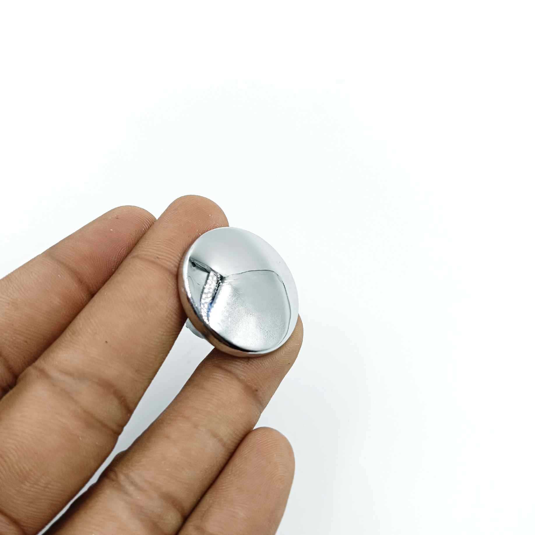 Drawer cabinet knob round c.p finish 25mm (1") best quality crome finish (1311)