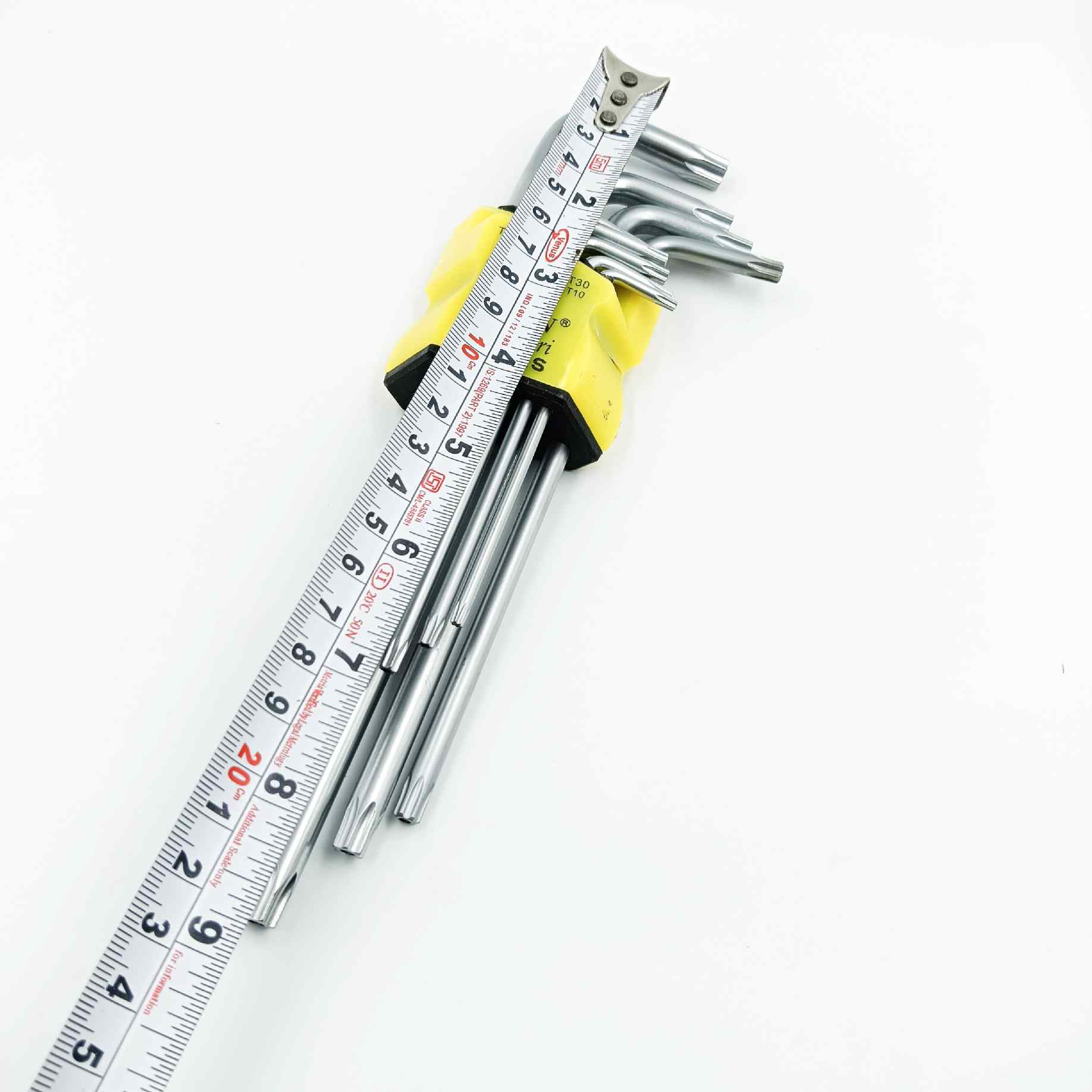 Torx key set 9pcs flower alenkey set star key set T10 to T50 jon bhandary tools (1317)