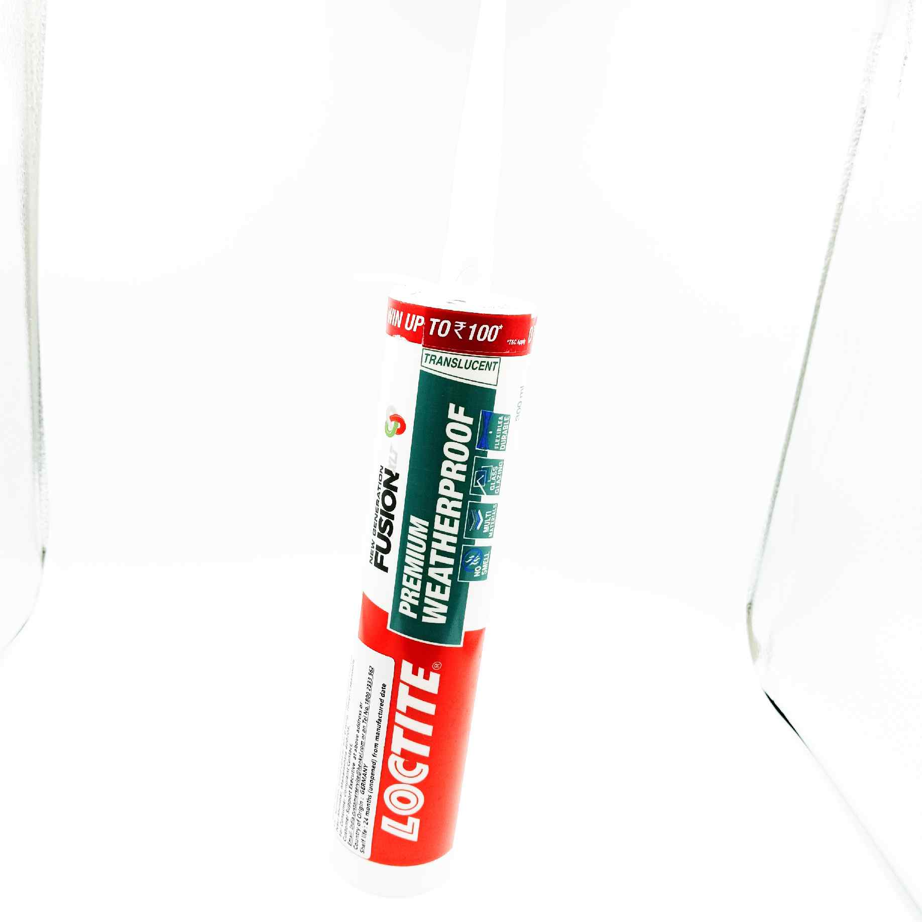 Loctite Silicone Sealant Weatherproof &amp; Waterproof 280ml – UV Resistant, Flexible &amp; Durable clear,white,black (1322)