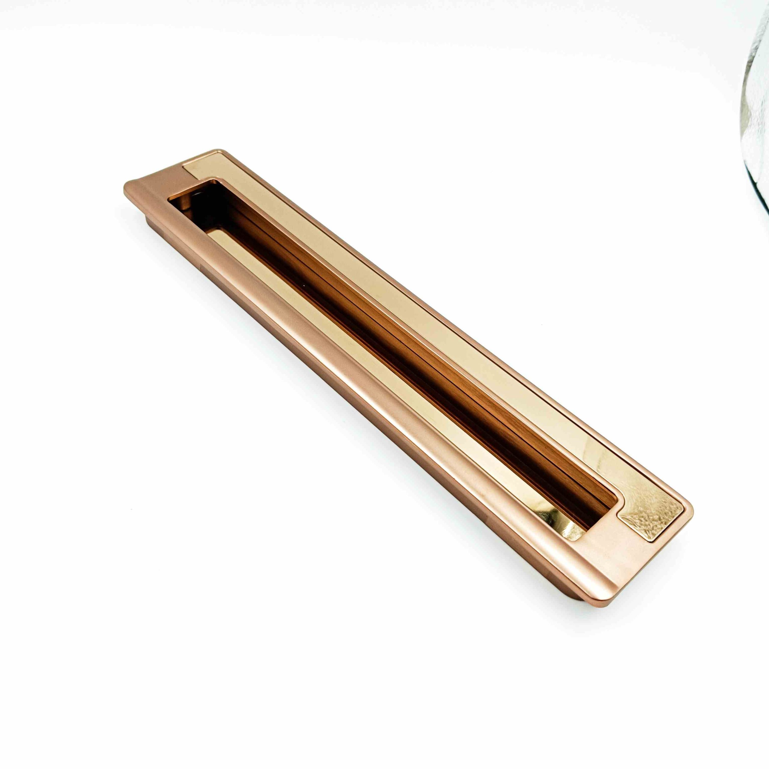 Concealed handle rosegold DC2607 sliding door handle 4",8",10" (1353)