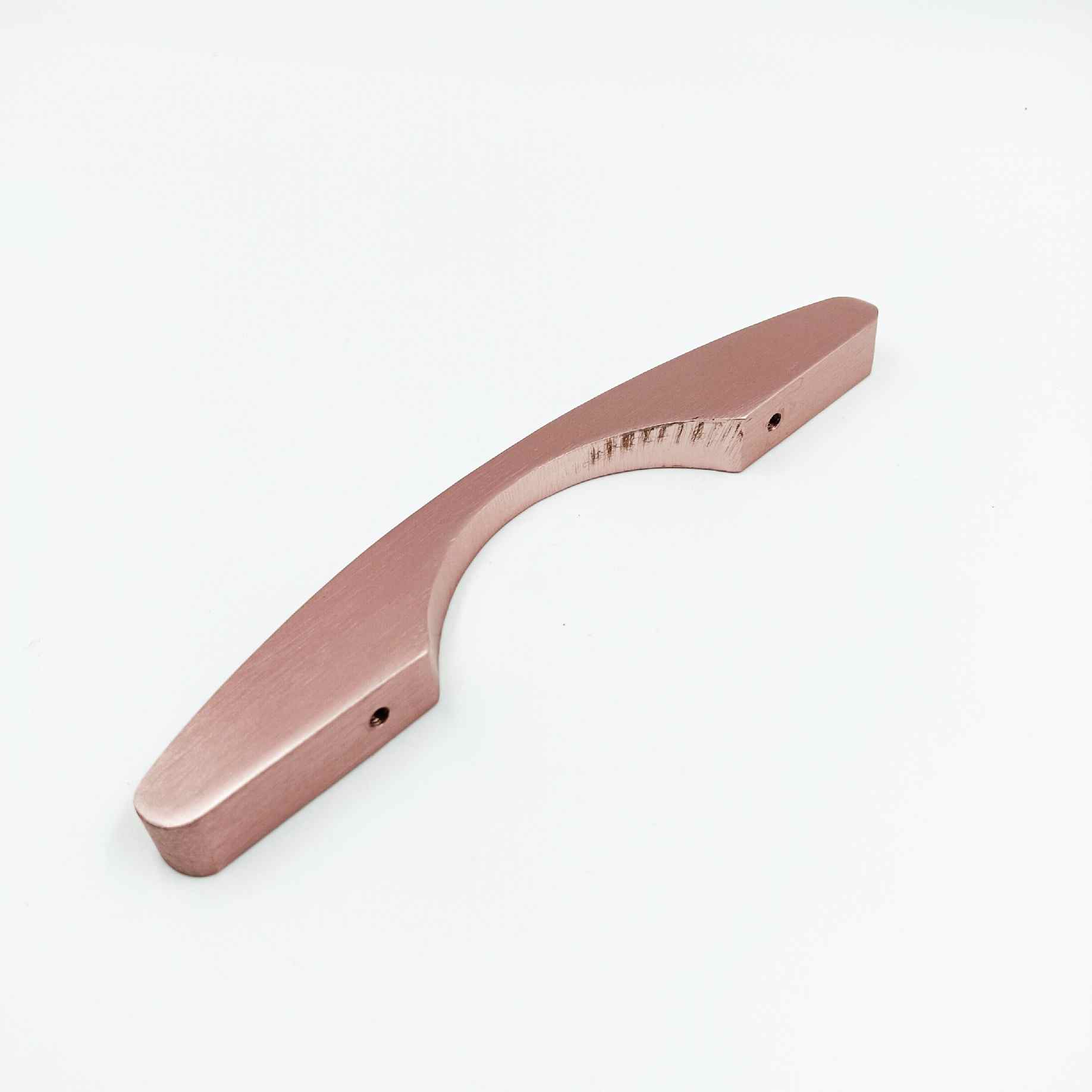 Drawer wardrobe handle V-1002 baby pink light rosegold finish 6.5",9.5",11",14",21" C type (1411)