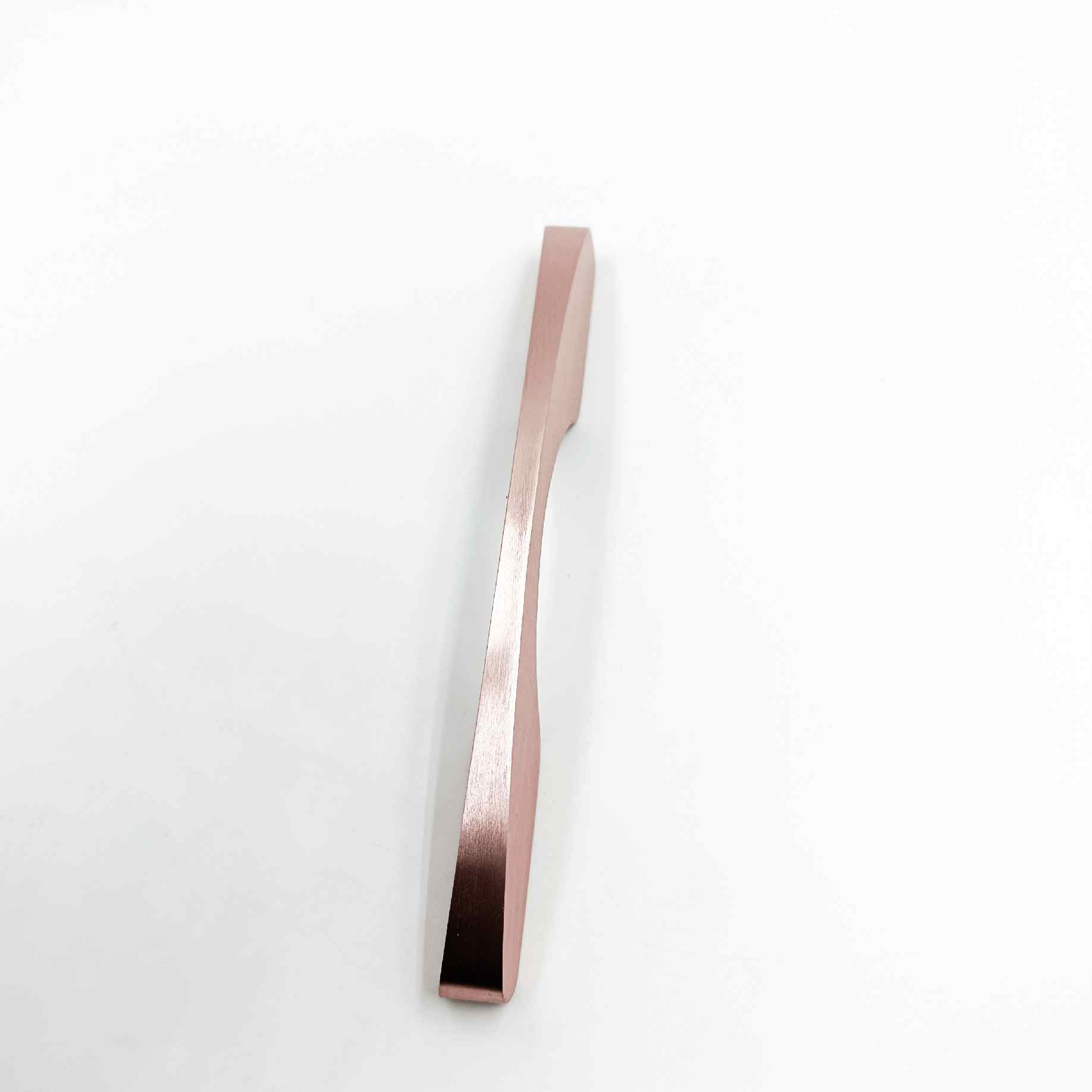 Drawer wardrobe handle V-1002 baby pink light rosegold finish 6.5",9.5",11",14",21" C type (1411)