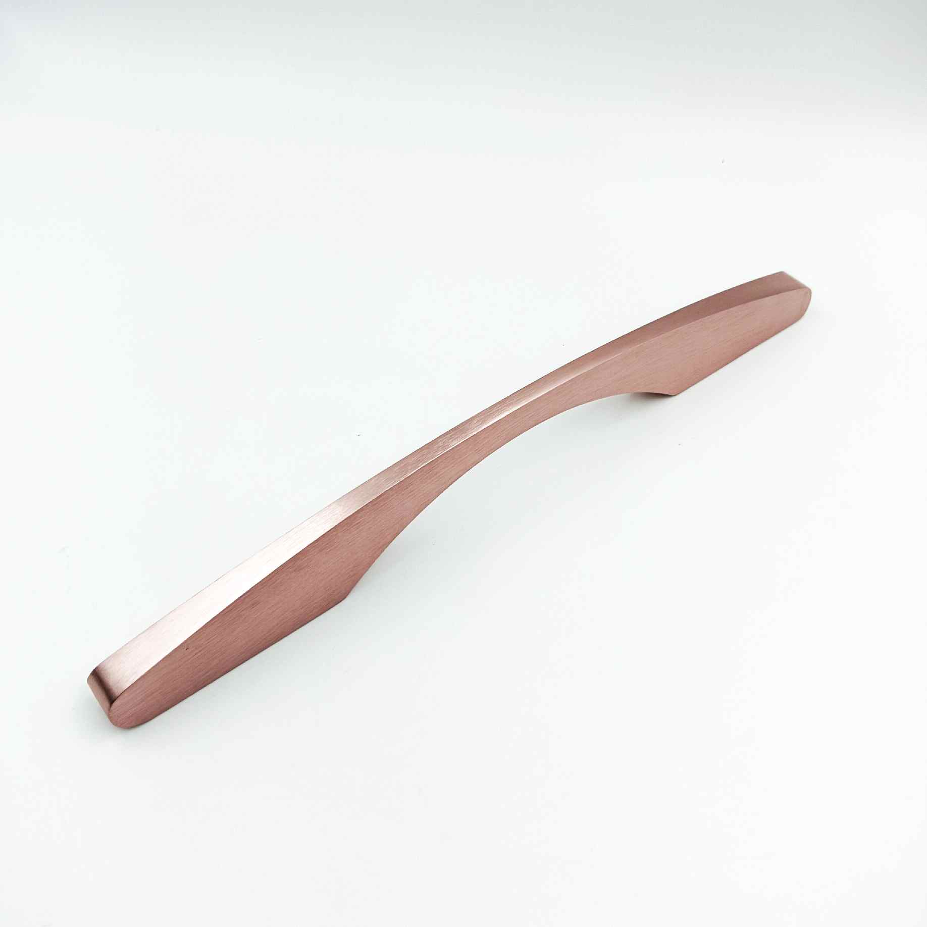Drawer wardrobe handle V-1002 baby pink light rosegold finish 6.5",9.5",11",14",21" C type (1411)