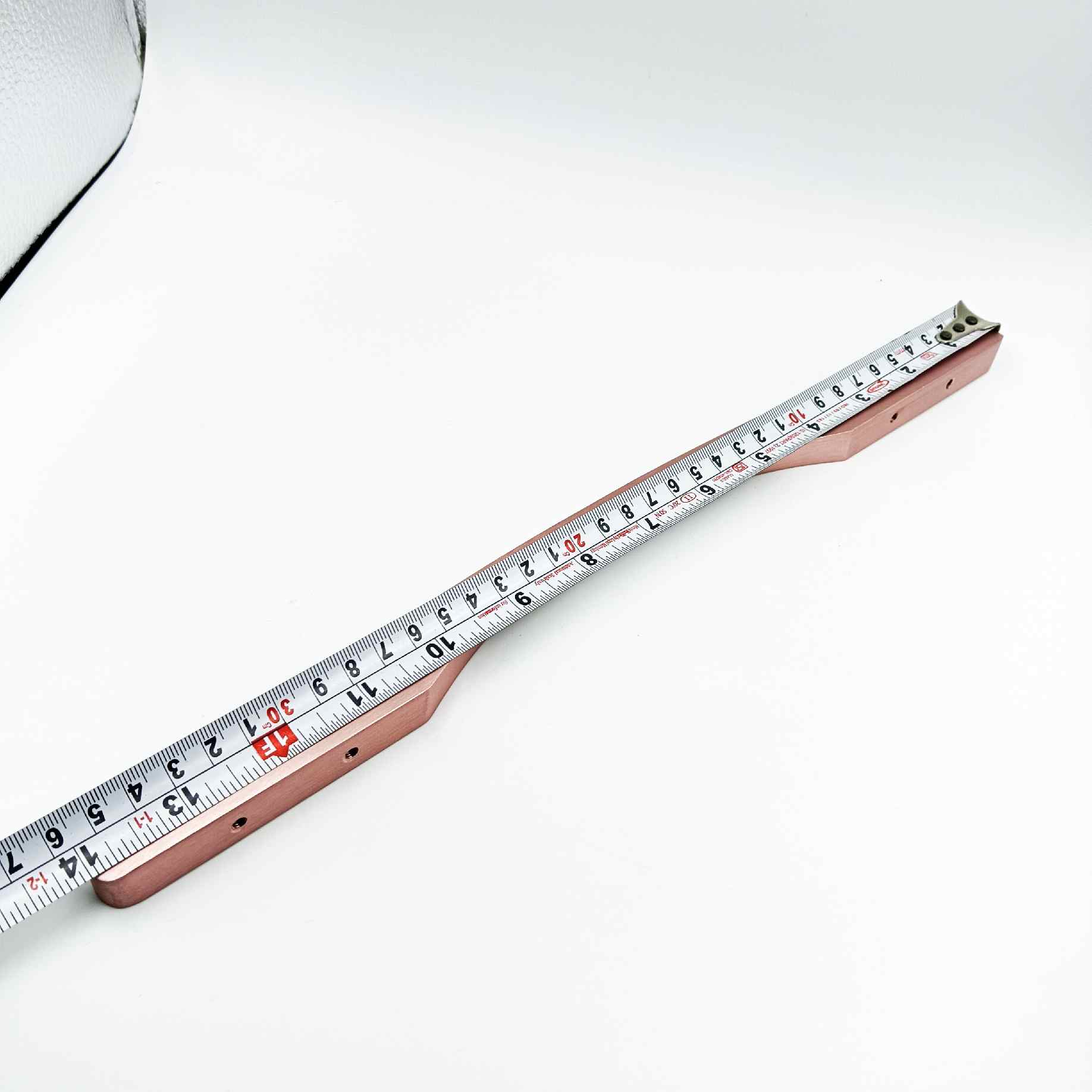 Drawer wardrobe handle V-1002 baby pink light rosegold finish 6.5",9.5",11",14",21" C type (1411)