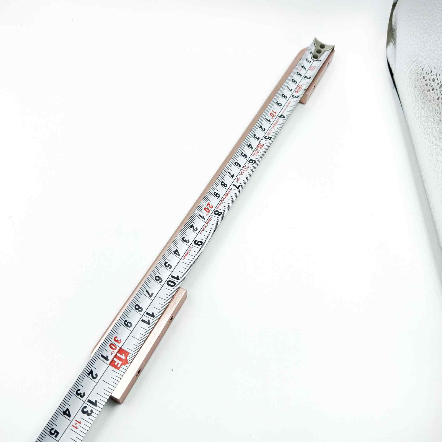 Drawer wardrobe handle V-1001 baby pink light rosegold finish 5.5",8.5",11",12.5",19" (1419)