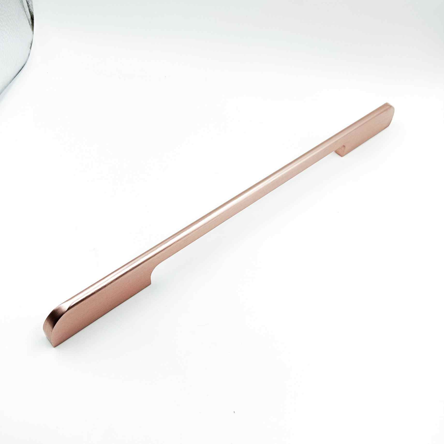 Drawer wardrobe handle V-1001 baby pink light rosegold finish 5.5",8.5",11",12.5",19" (1419)