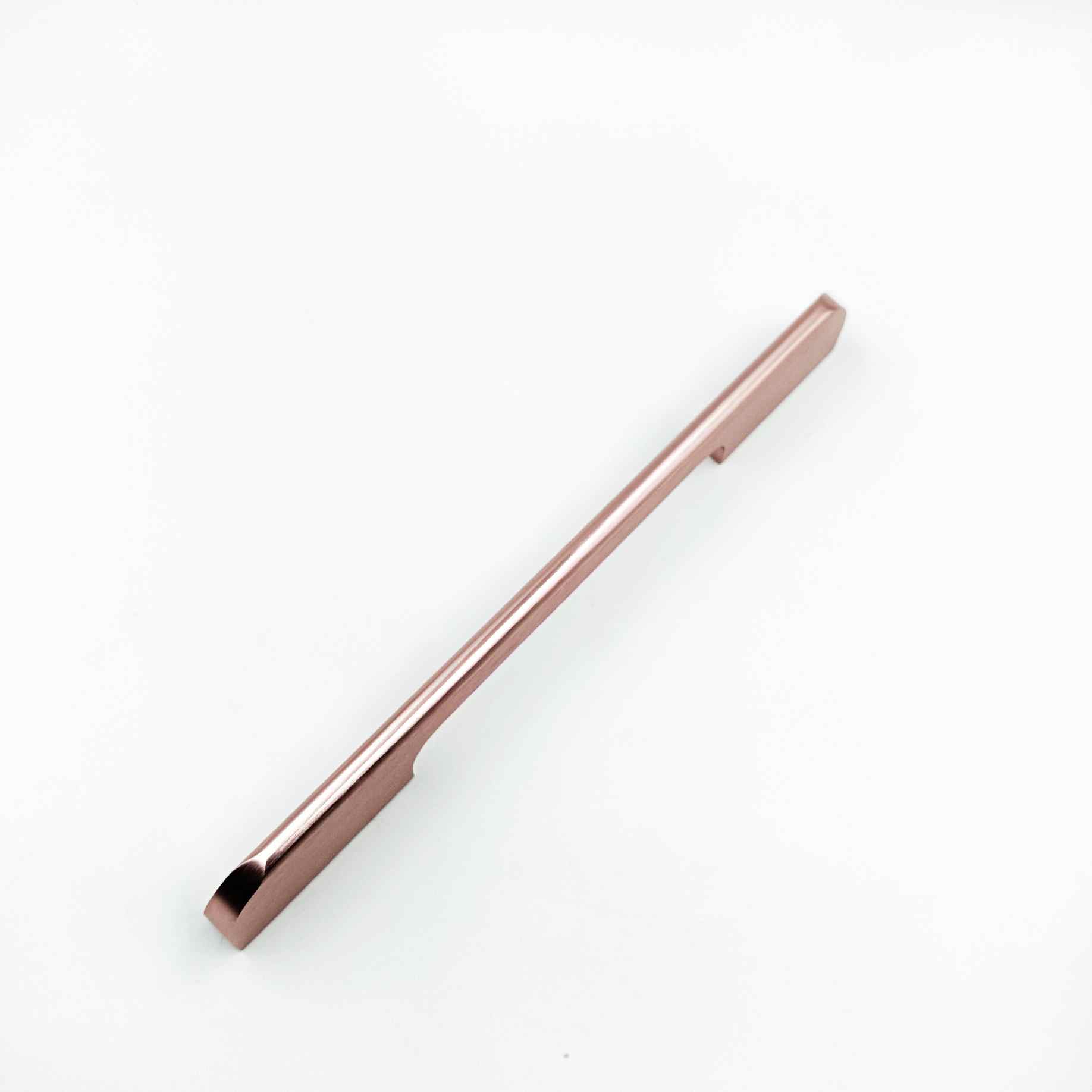 Drawer wardrobe handle V-1001 baby pink light rosegold finish 5.5",8.5",11",12.5",19" (1419)
