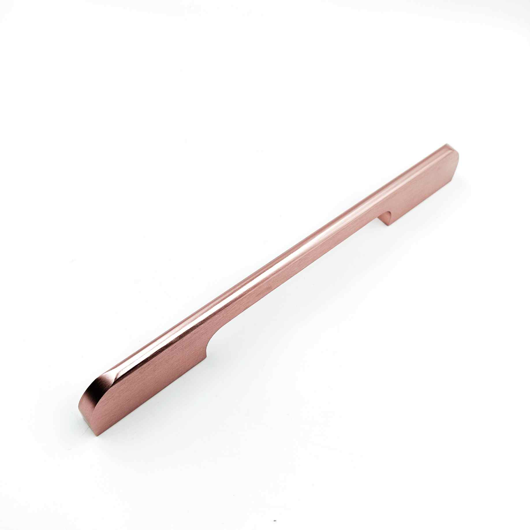 Drawer wardrobe handle V-1001 baby pink light rosegold finish 5.5",8.5",11",12.5",19" (1419)