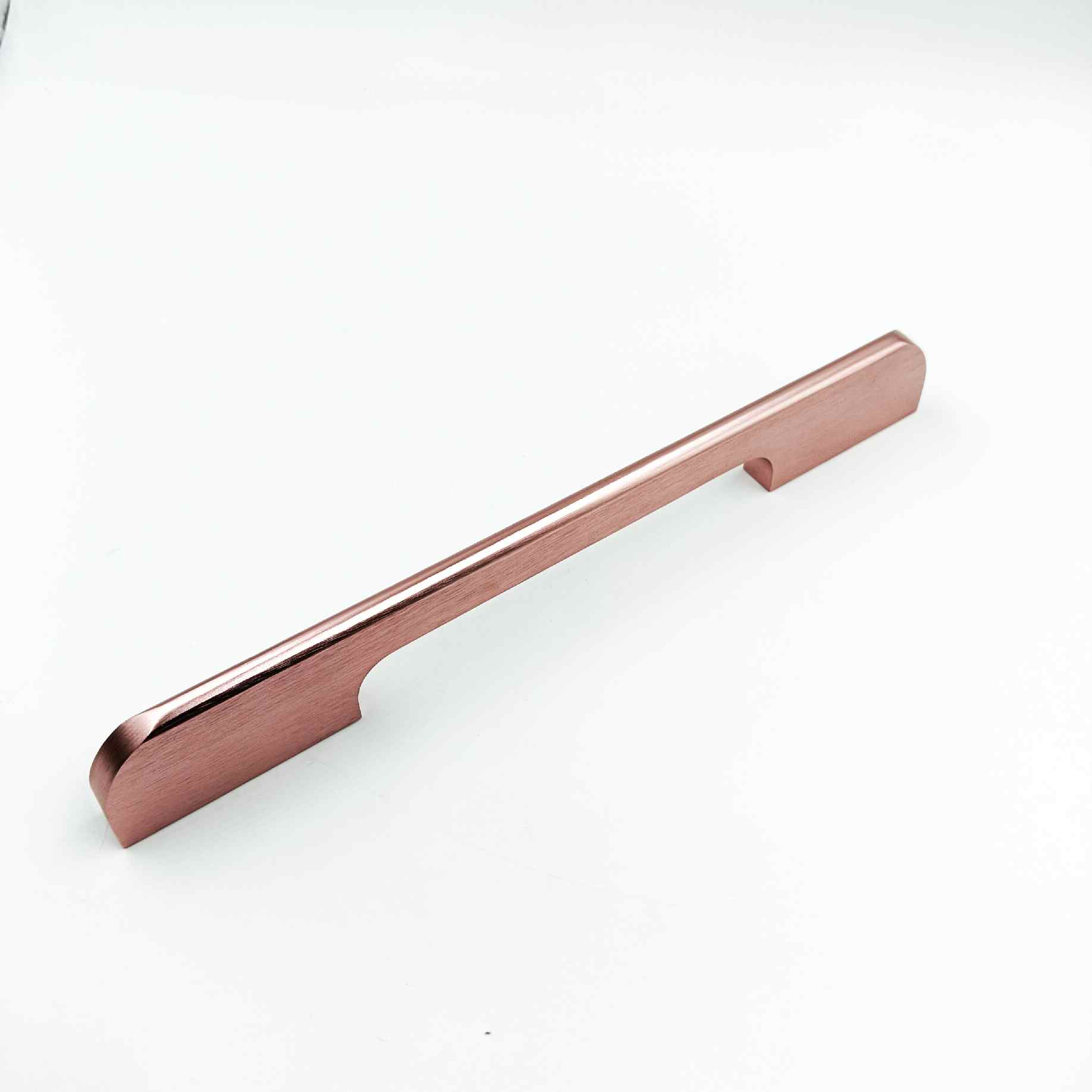 Drawer wardrobe handle V-1001 baby pink light rosegold finish 5.5",8.5",11",12.5",19" (1419)