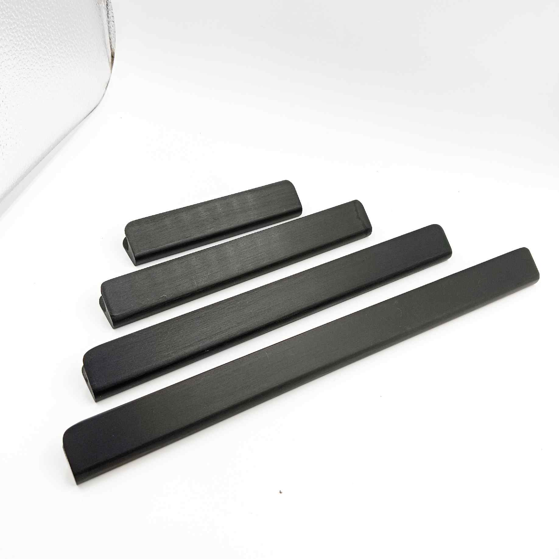 Drawer wardrobe handle 1014 Black matt finish 4",8",10",12" V type (1418)