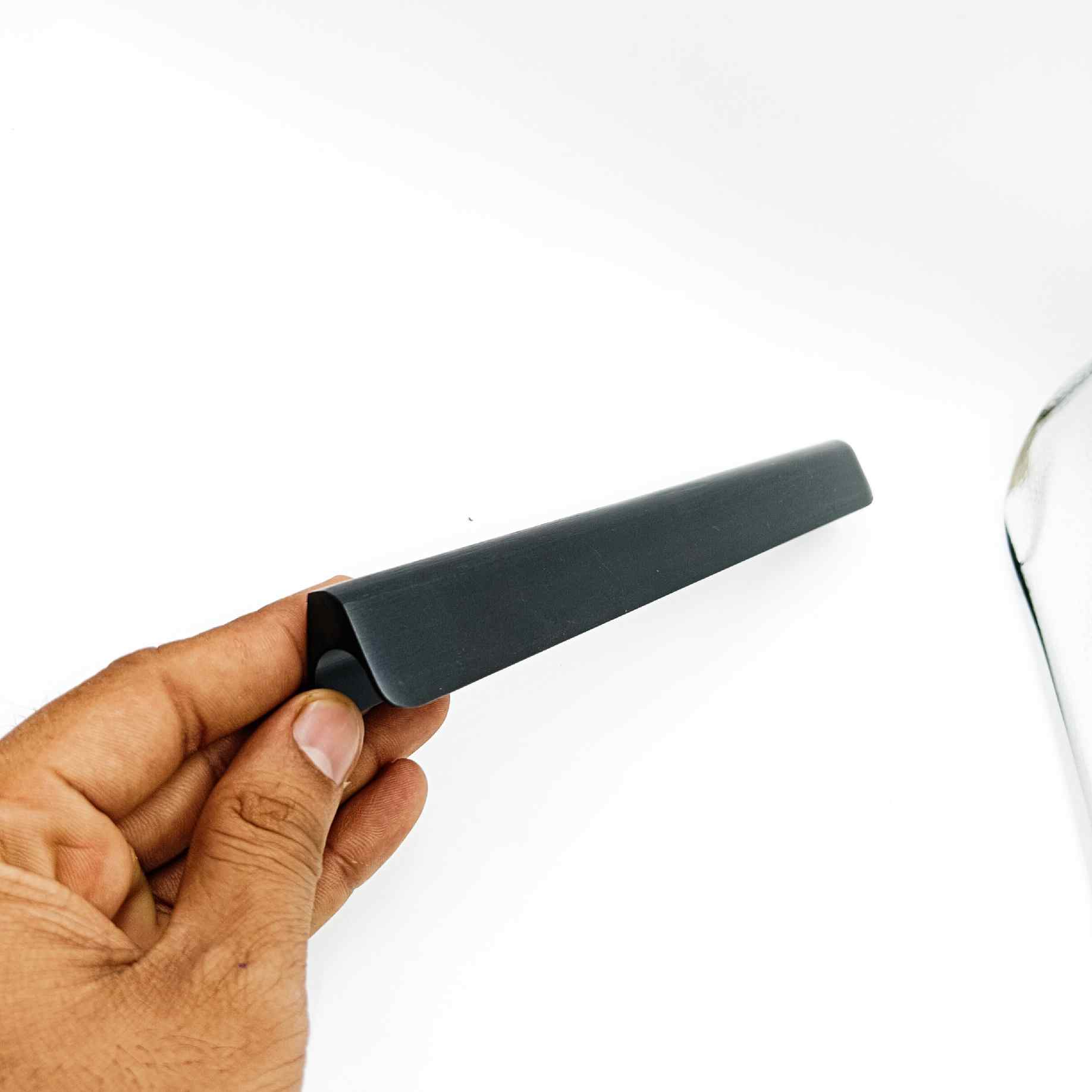 Drawer wardrobe handle 1014 Black matt finish 4",8",10",12" V type (1418)