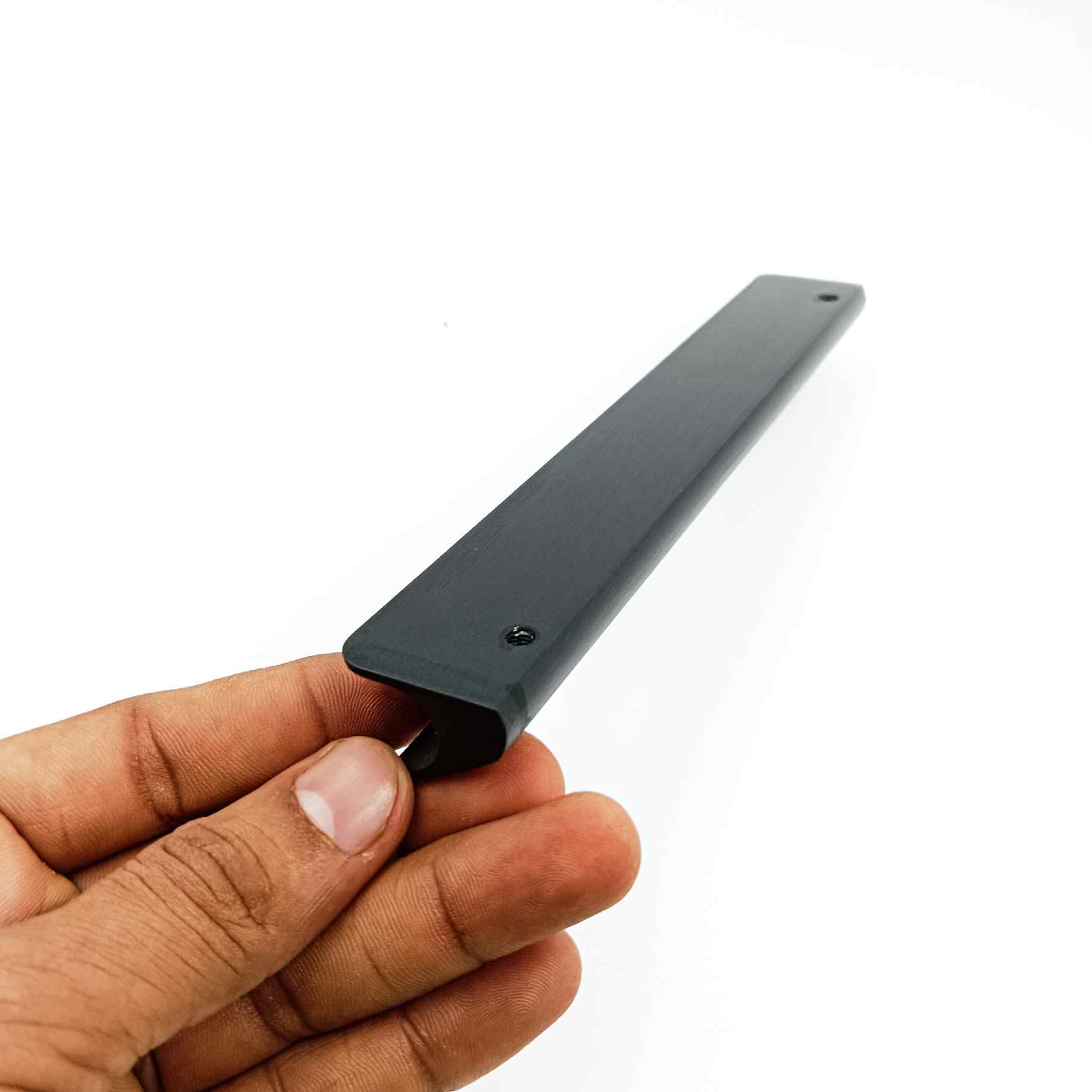 Drawer wardrobe handle 1014 Black matt finish 4",8",10",12" V type (1418)